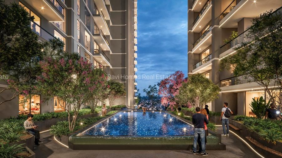 1 Bed Apartment with Swimming Pool in Kilimani