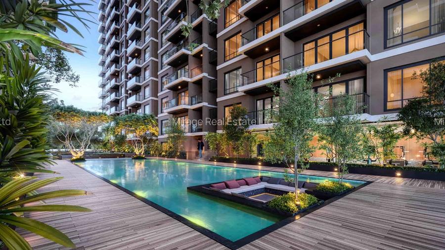 3 Bed Apartment with Swimming Pool in Kilimani