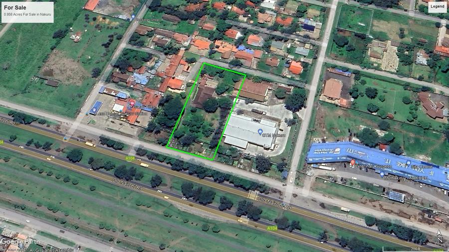 0.958 ac commercial land in nakuru