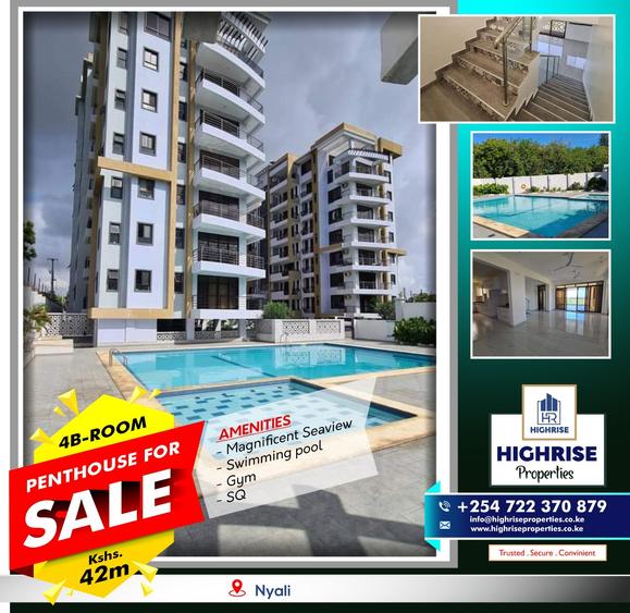 4 Bed Apartment with En Suite in Nyali Area