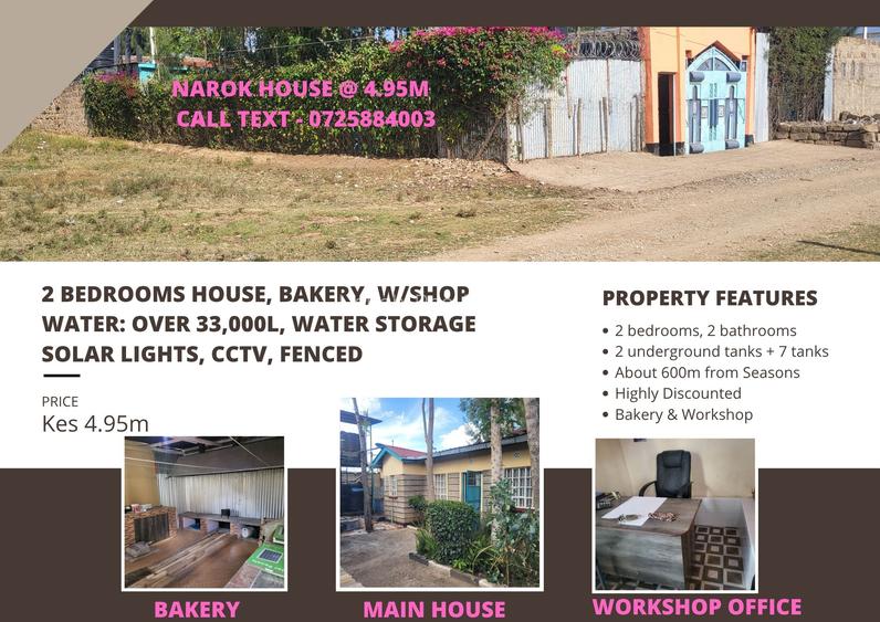2 Bed House with En Suite in Narok
