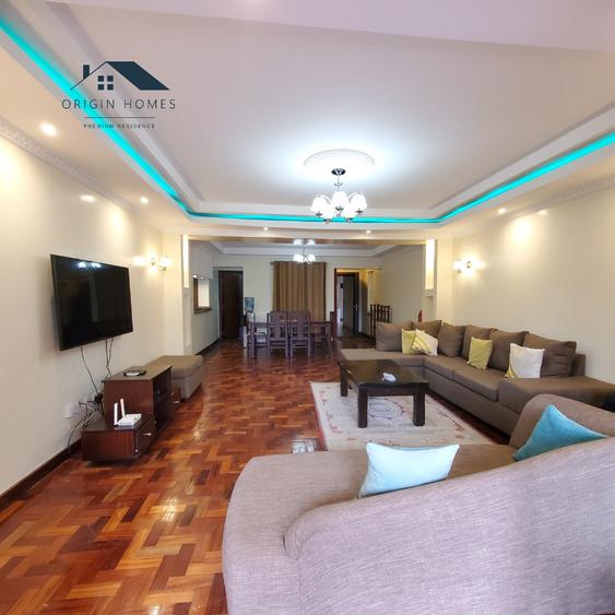 Furnished 3 Bed Apartment with En Suite at Kilimani