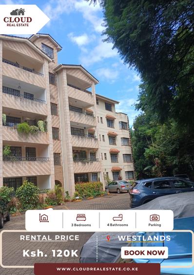 3 Bed Apartment in Westlands Area