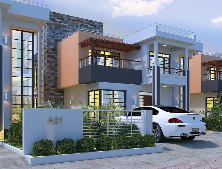 4 bed townhouse with en suite at juja