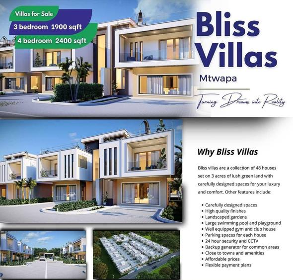 4 Bed Townhouse with En Suite in Nyali Area 4 Bed Townhouse with En Suite in Nyali Area