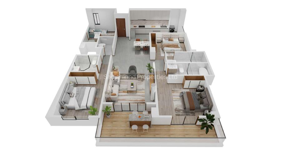 2 Bed Apartment with En Suite in Brookside