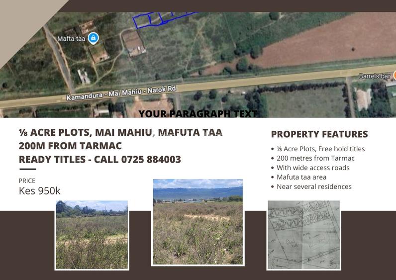 Land in Mai Mahiu