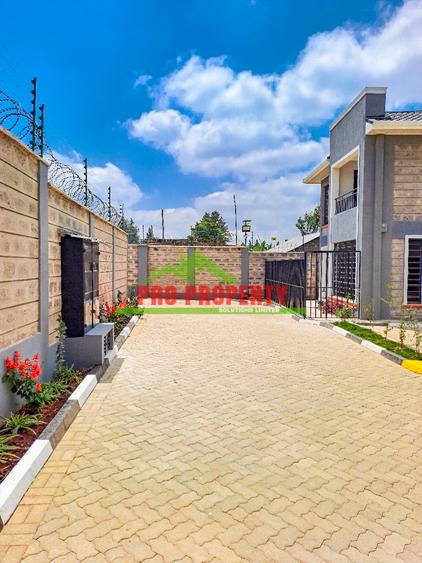 4 Bed Townhouse with En Suite at Gikambura, Kikuyu Town
