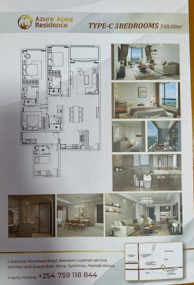 3 Bed Apartment with En Suite at Mombasa Road - Bild 3