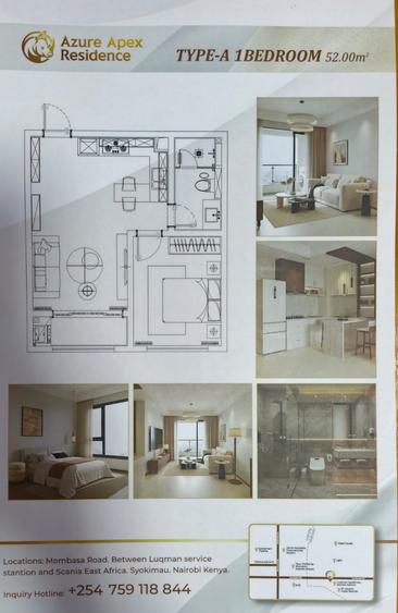 1 Bed Apartment with Swimming Pool at Mombasa Road - Bild 2