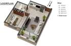 Serviced 1 Bed Apartment with Swimming Pool at Mtwapa Creekfront - 12