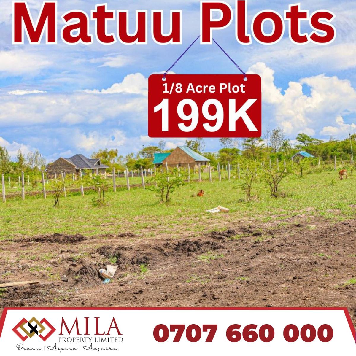 Land in Machakos for KSh 199,000 BuyRentKenya