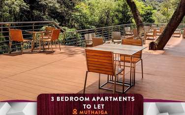 3 bedroom apartment for rent in Muthaiga