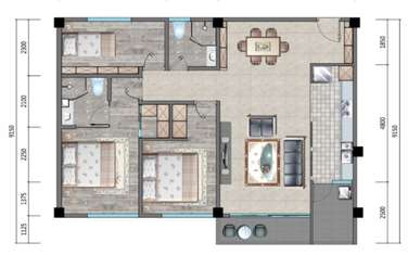 2 Bed Apartment with En Suite at Riverside Drive