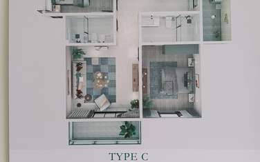 2 Bed Apartment with Swimming Pool in Syokimau