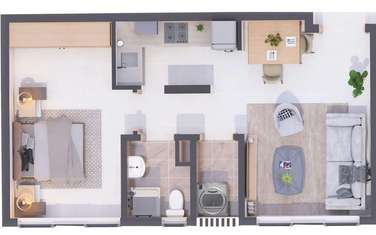 1 Bed Apartment with En Suite at Two Rivers
