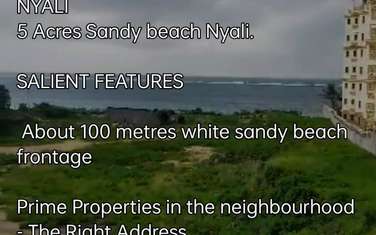 5 ac Land in Nyali Area