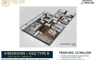 2 Bed Apartment with En Suite at Mugoya Estate