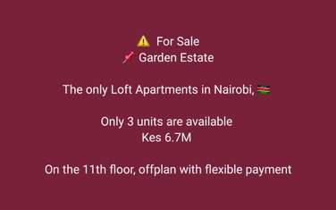 1 Bed Apartment with Borehole in Garden Estate