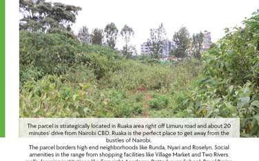 1.7 ac Commercial Land at Ruaka