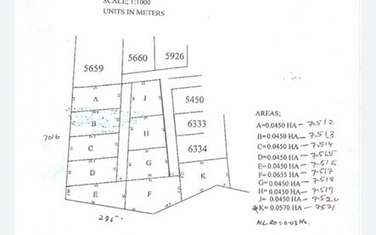  500 m² residential land for sale in Gikambura