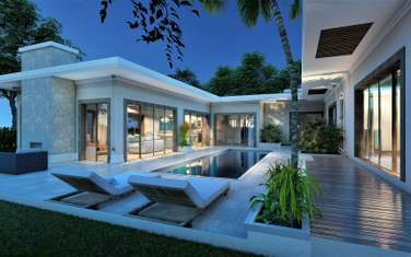 4 Bed Villa with En Suite at Galu Beach
