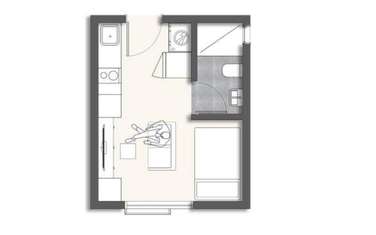 Studio Apartment with Swimming Pool in Riruta
