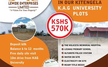 450 m² Land in Kitengela