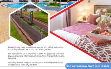 Serviced 2 Bed Apartment with En Suite at Unity Homes In Tatu City