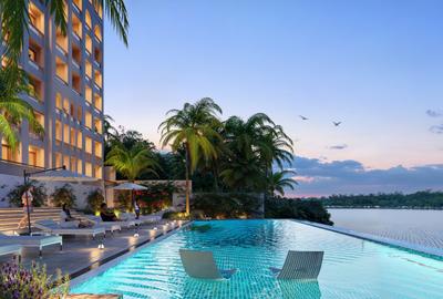 2 Bed Apartment with Swimming Pool at Mtwapa - 4