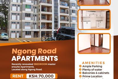 3 Bed Apartment with En Suite in Ngong Road
