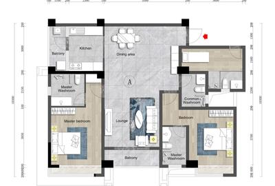 1 Bed Apartment with En Suite at Westlands