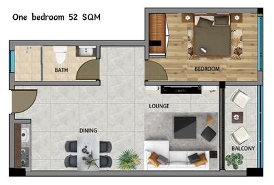 1 Bed Apartment with Swimming Pool at Mombasa Road