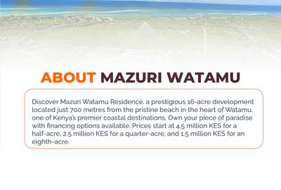 Residential Land in Watamu - 4
