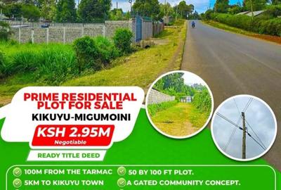 500 m² Residential Land at Migumoini