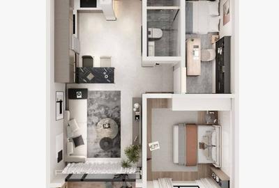 Studio Apartment with En Suite in Kilimani