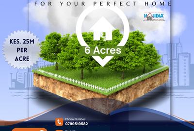 6 ac Land in Juja