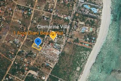 4,047 m² Land at Diani Beach - 2