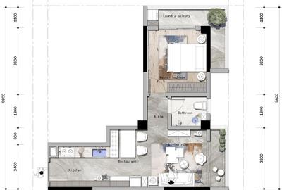 Studio Apartment with Swimming Pool in Westlands Area - 4