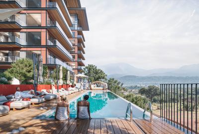 Serviced Studio Apartment with Swimming Pool at Next Amani