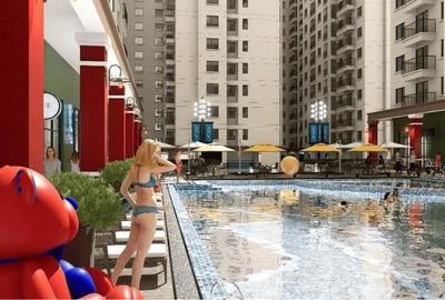 Studio Apartment with Swimming Pool at Wanyee Road - 2