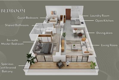 2 Bed Apartment with En Suite in Westlands Area - 4