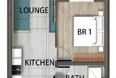 1 Bed Apartment with Swimming Pool in Lavington