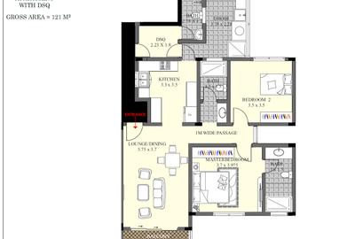 2 Bed Apartment with Swimming Pool at Mombasa Road