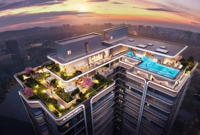 Studio Apartment with Swimming Pool at Brookside - 4