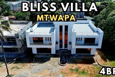 4 Bed Villa with Swimming Pool at Mtwapa