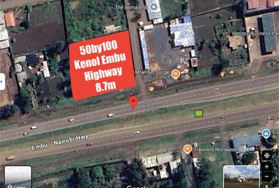 10,000 ft² Land at Kenol Town Front Row