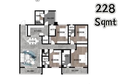 4 Bed Apartment with En Suite in Kileleshwa