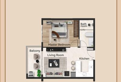 1 Bed Apartment with En Suite in Kileleshwa - 3