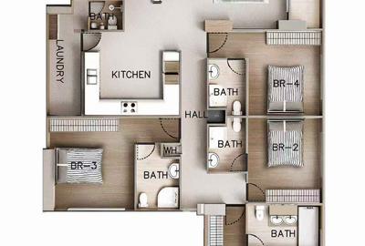 3 Bed Apartment with En Suite in Kilimani - 4